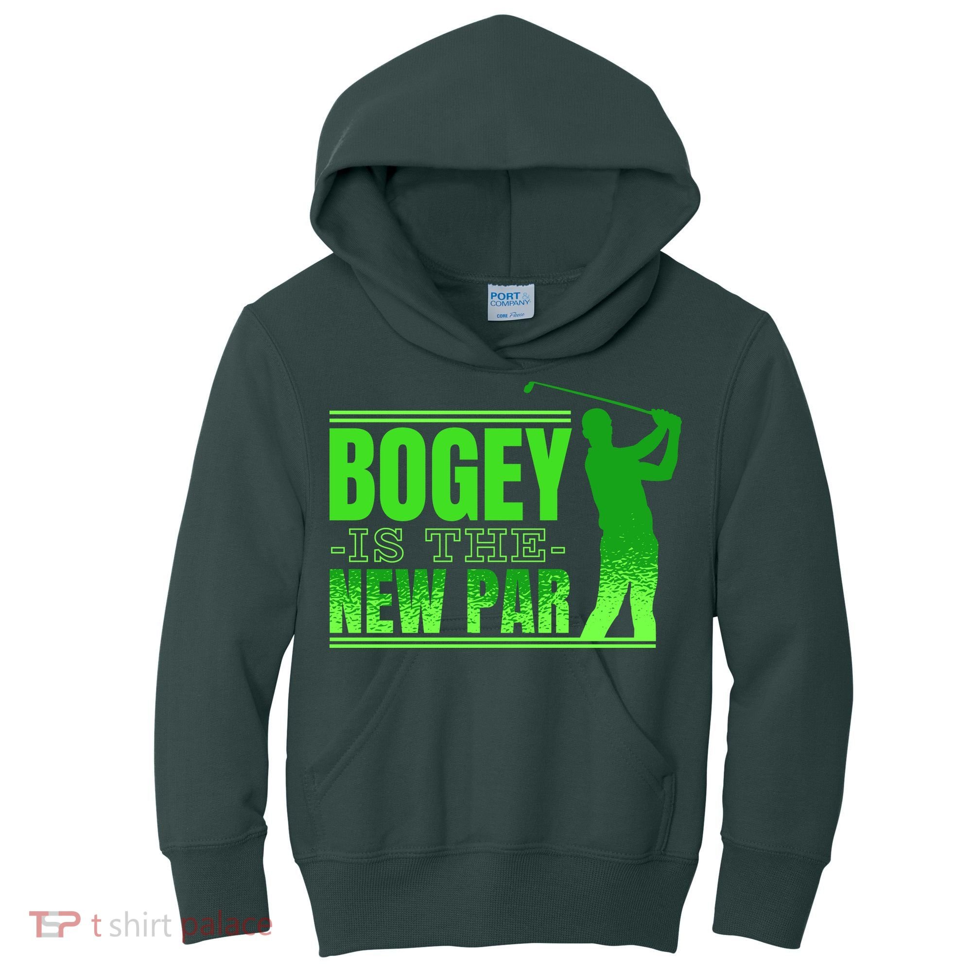 Bogey Is The New Par Funny Golfer Golf Golfing Kids Hoodie