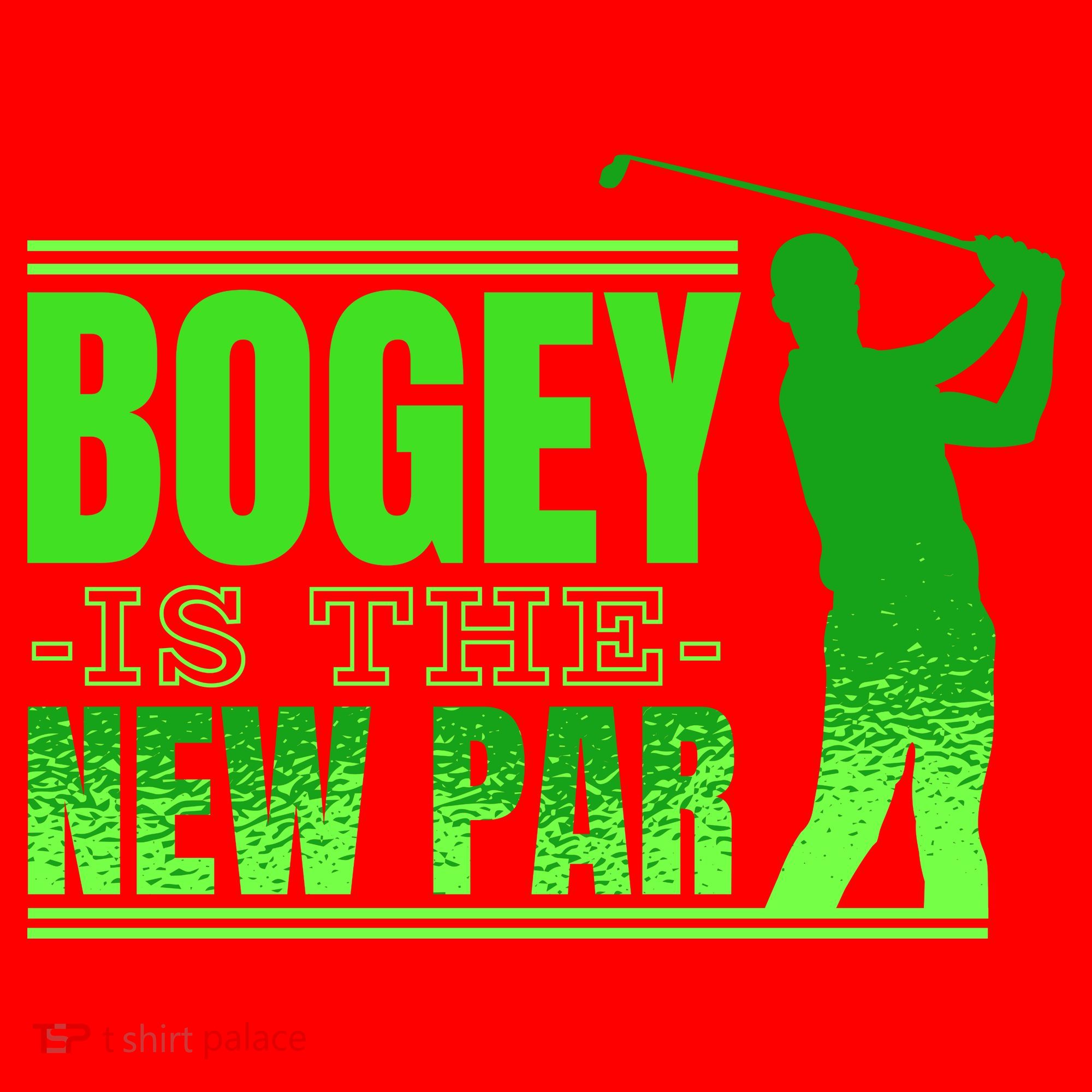 Bogey Is The New Par Funny Golfer Golf Golfing Santa Hat