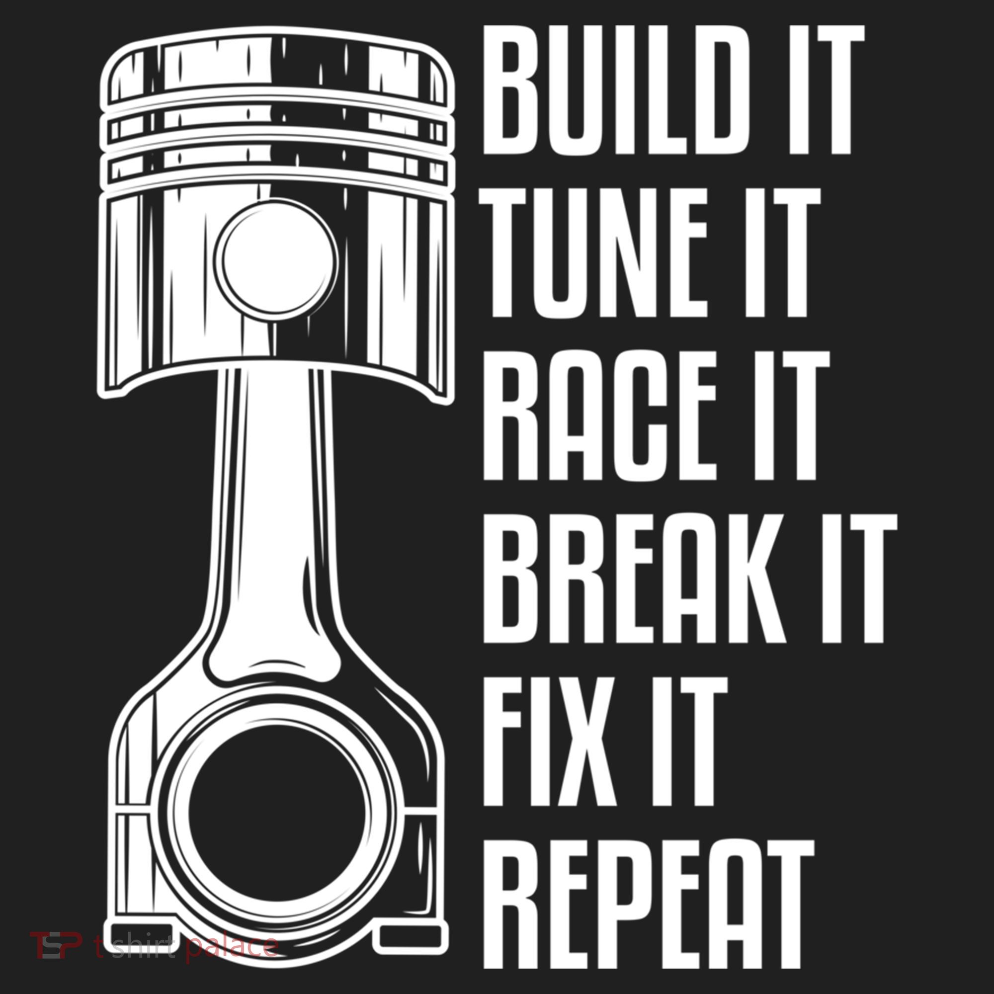 Build It Tune It Race It Break It Fix It Repeat Mechanic Gift Women's Sweatshirt