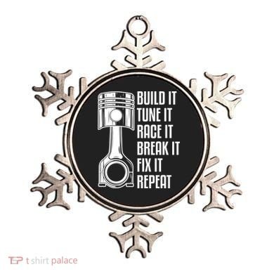 Build It Tune It Race It Break It Fix It Repeat Mechanic Gift Ornament