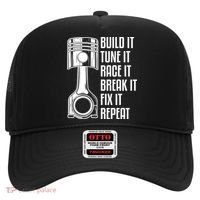 Build It Tune It Race It Break It Fix It Repeat Mechanic Gift Hat thumb 0