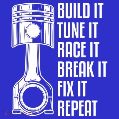 Build It Tune It Race It Break It Fix It Repeat Mechanic Gift Short Acrylic Beanie