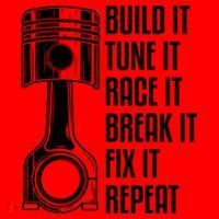 Build It Tune It Race It Break It Fix It Repeat Mechanic Gift Santa Hat thumb 1