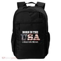 Born In The USA A Really Long Time Ago Funny Birthday Backpack thumb 0