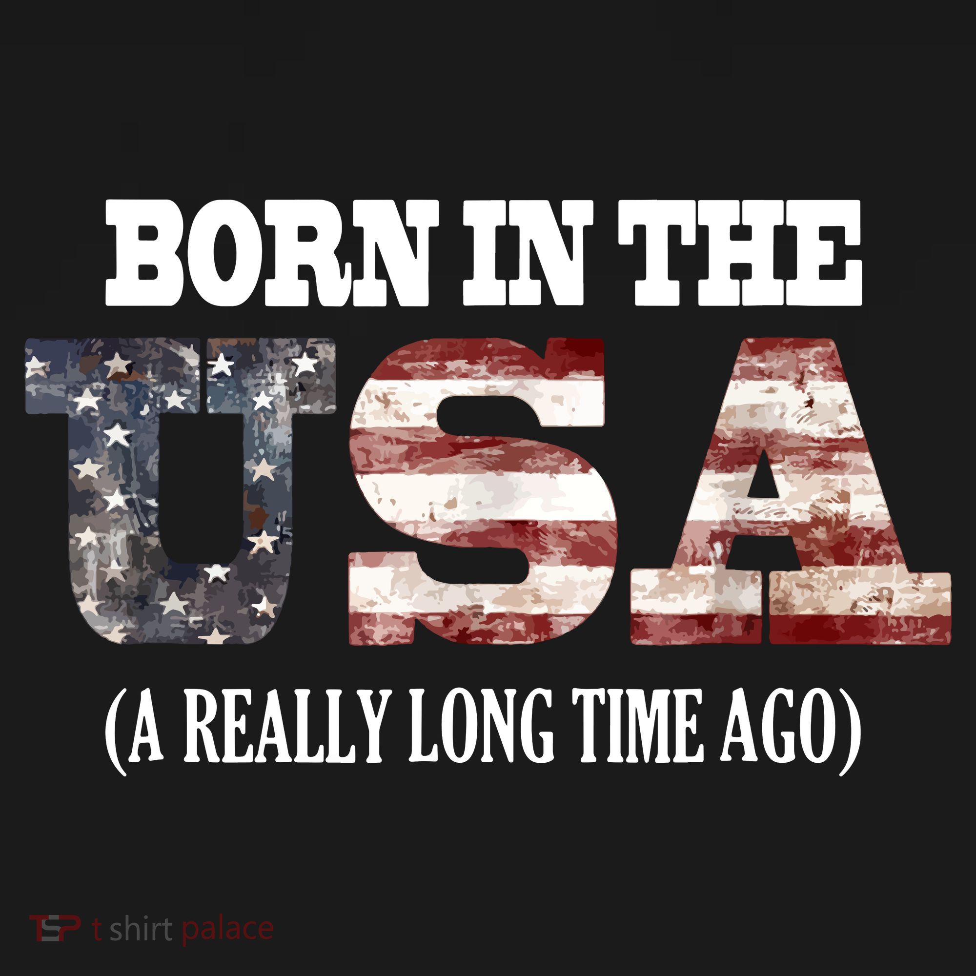 Born In The USA A Really Long Time Ago Funny Birthday Visor