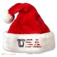 Born In The USA A Really Long Time Ago Funny Birthday Santa Hat thumb 0