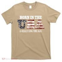 Born In The USA A Really Long Time Ago Funny Birthday T-Shirt thumb 0