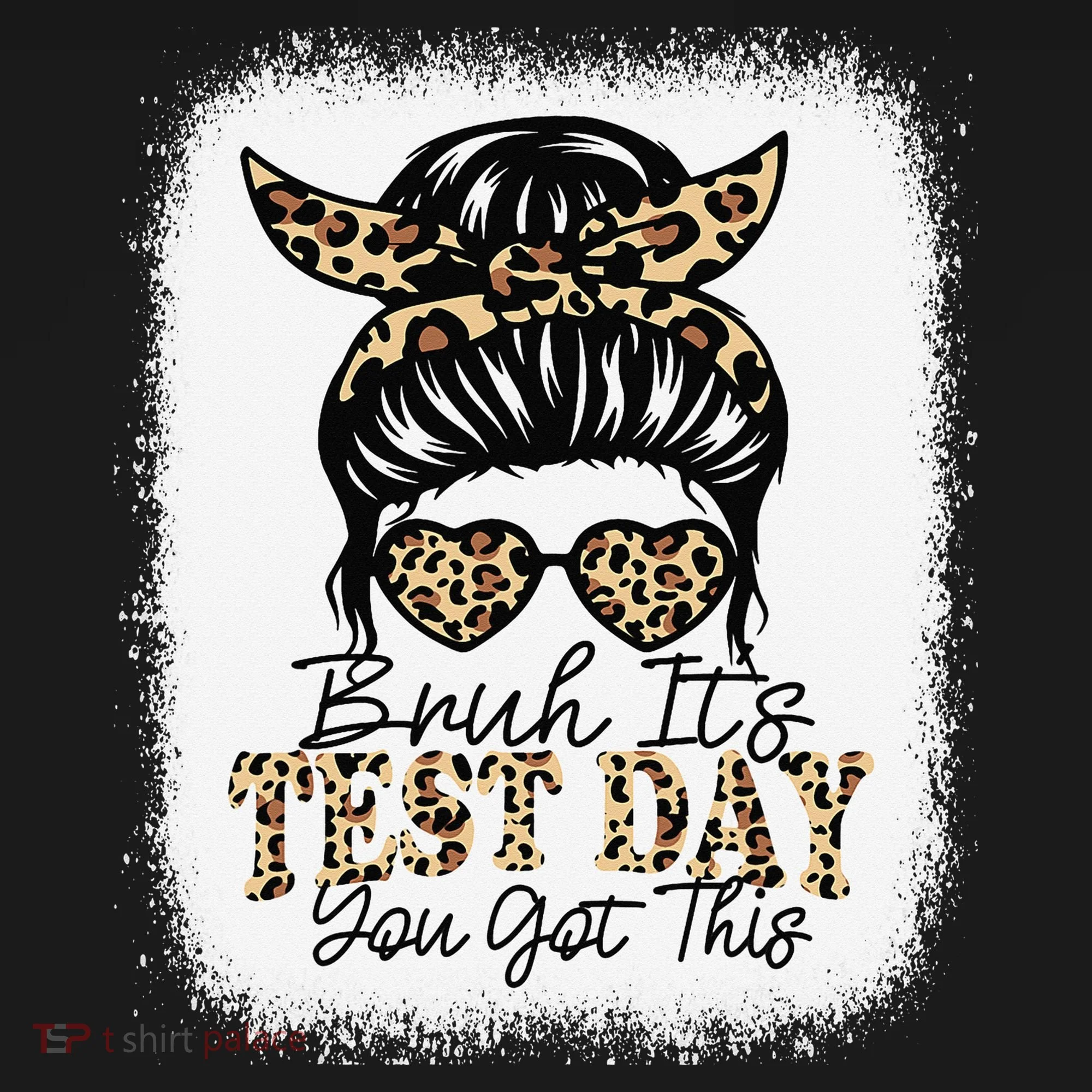 Bruh Its Test Day You Got This Testing Day Teacher Tie Dye Women's Hoodie