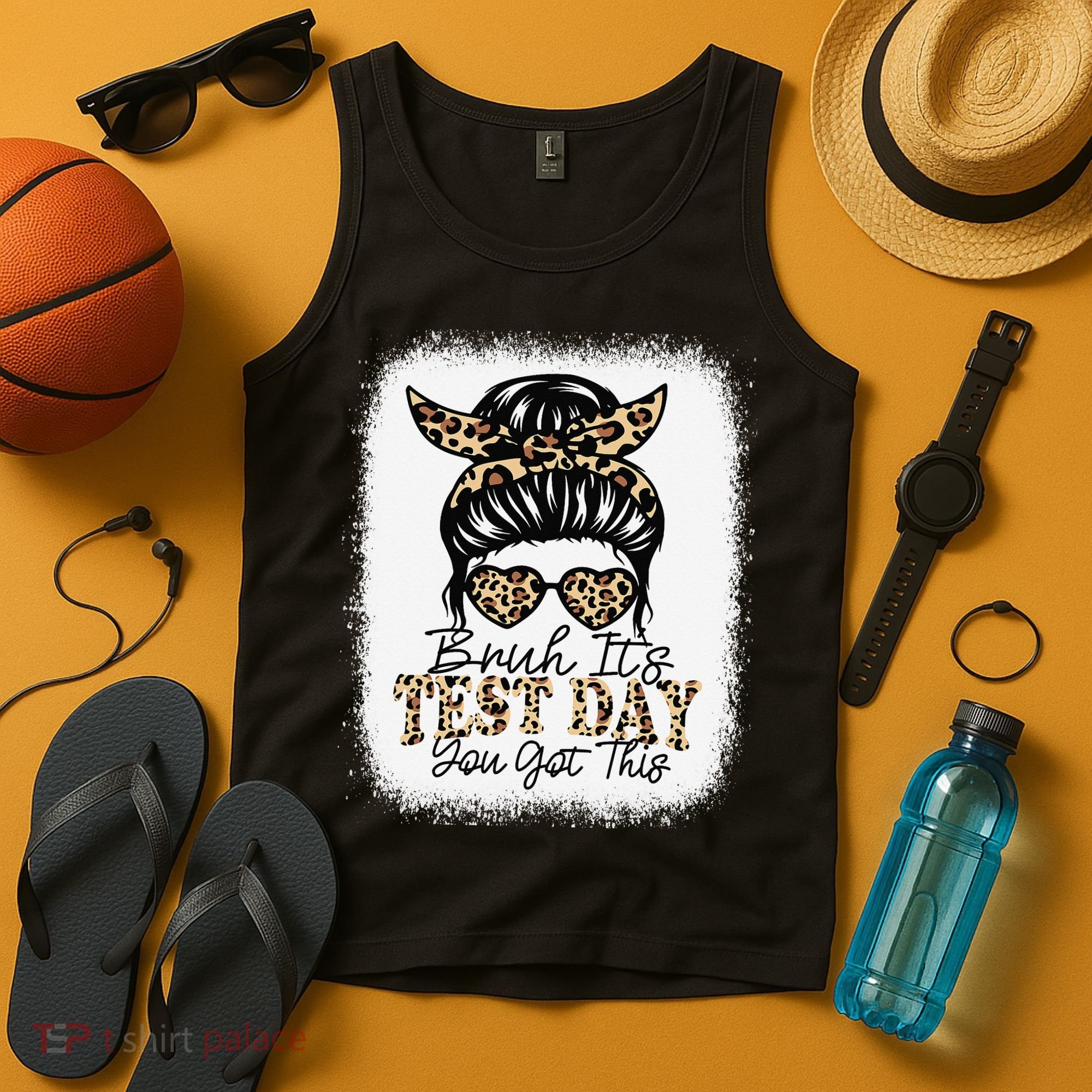 Bruh Its Test Day You Got This Testing Day Teacher Tie Dye Tank Top