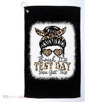 Bruh Its Test Day You Got This Testing Day Teacher Tie Dye Golf Towel thumb 0