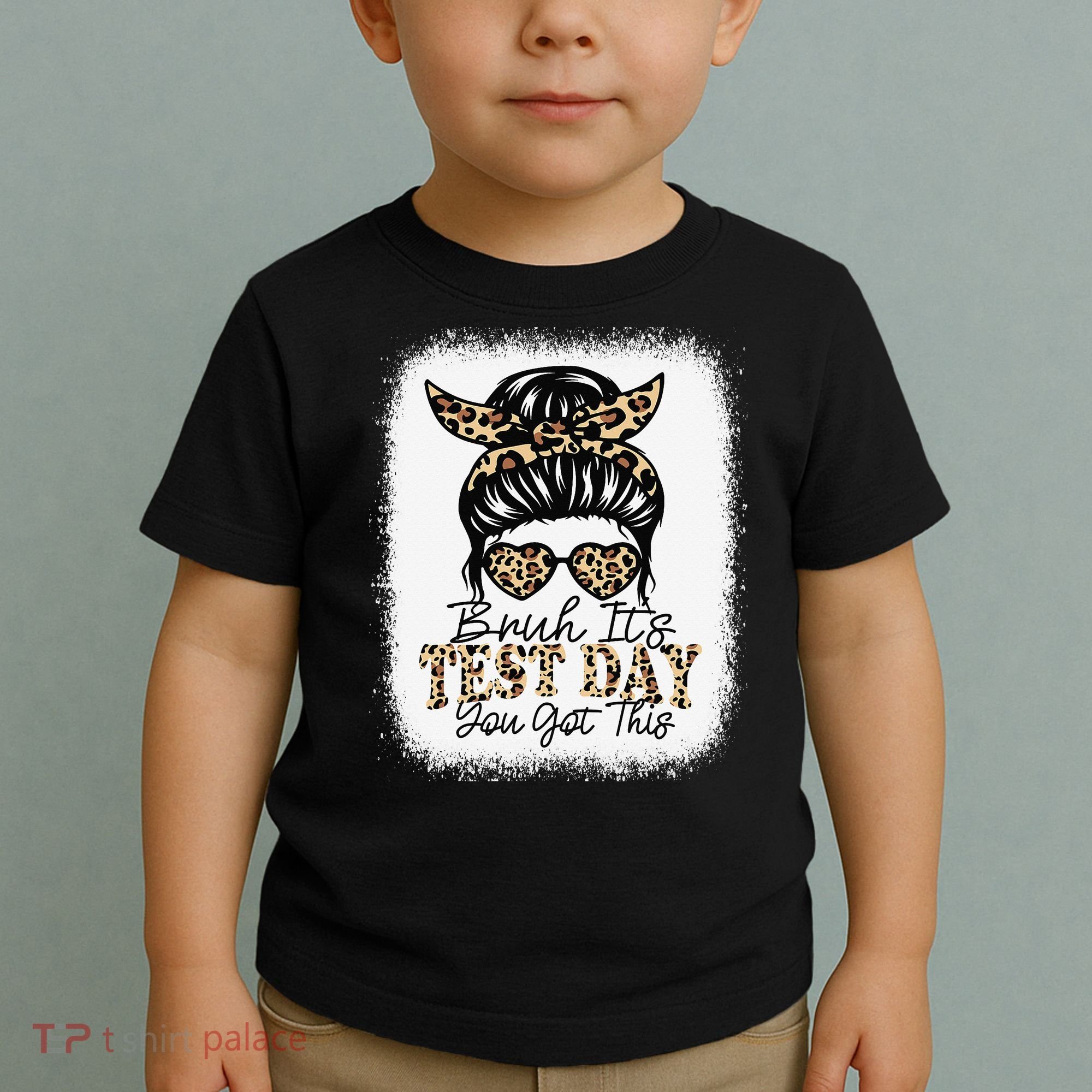Bruh Its Test Day You Got This Testing Day Teacher Tie Dye Toddler T-Shirt