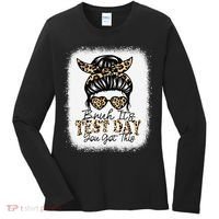 Bruh Its Test Day You Got This Testing Day Teacher Tie Dye Women's Long Sleeve Shirt thumb 0