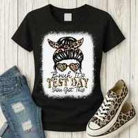 Bruh Its Test Day You Got This Testing Day Teacher Tie Dye Women's T-Shirt thumb 3