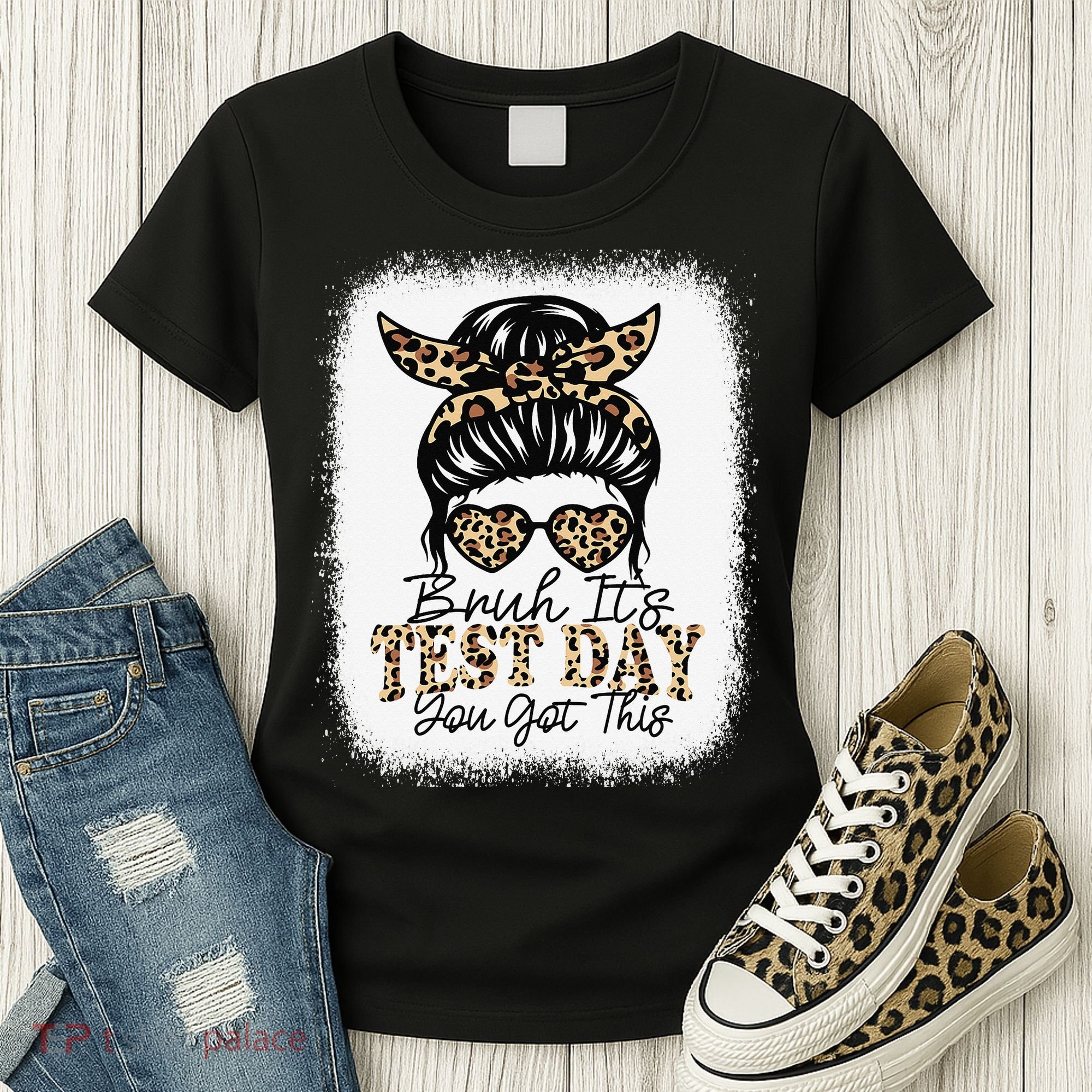 Bruh Its Test Day You Got This Testing Day Teacher Tie Dye Women's T-Shirt