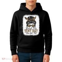 Bruh Its Test Day You Got This Testing Day Teacher Tie Dye Kids Hoodie thumb 4