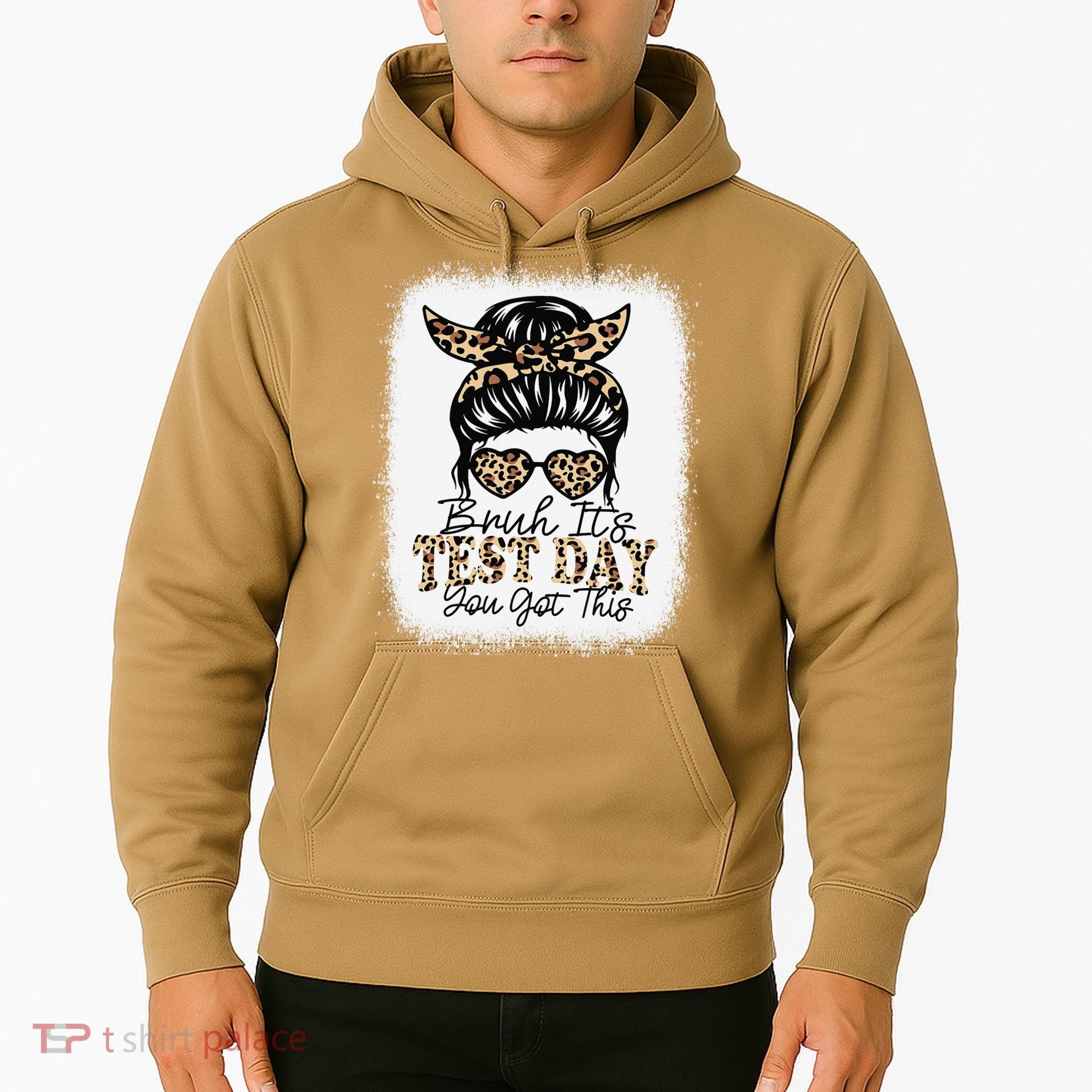 Bruh Its Test Day You Got This Testing Day Teacher Tie Dye Hoodie