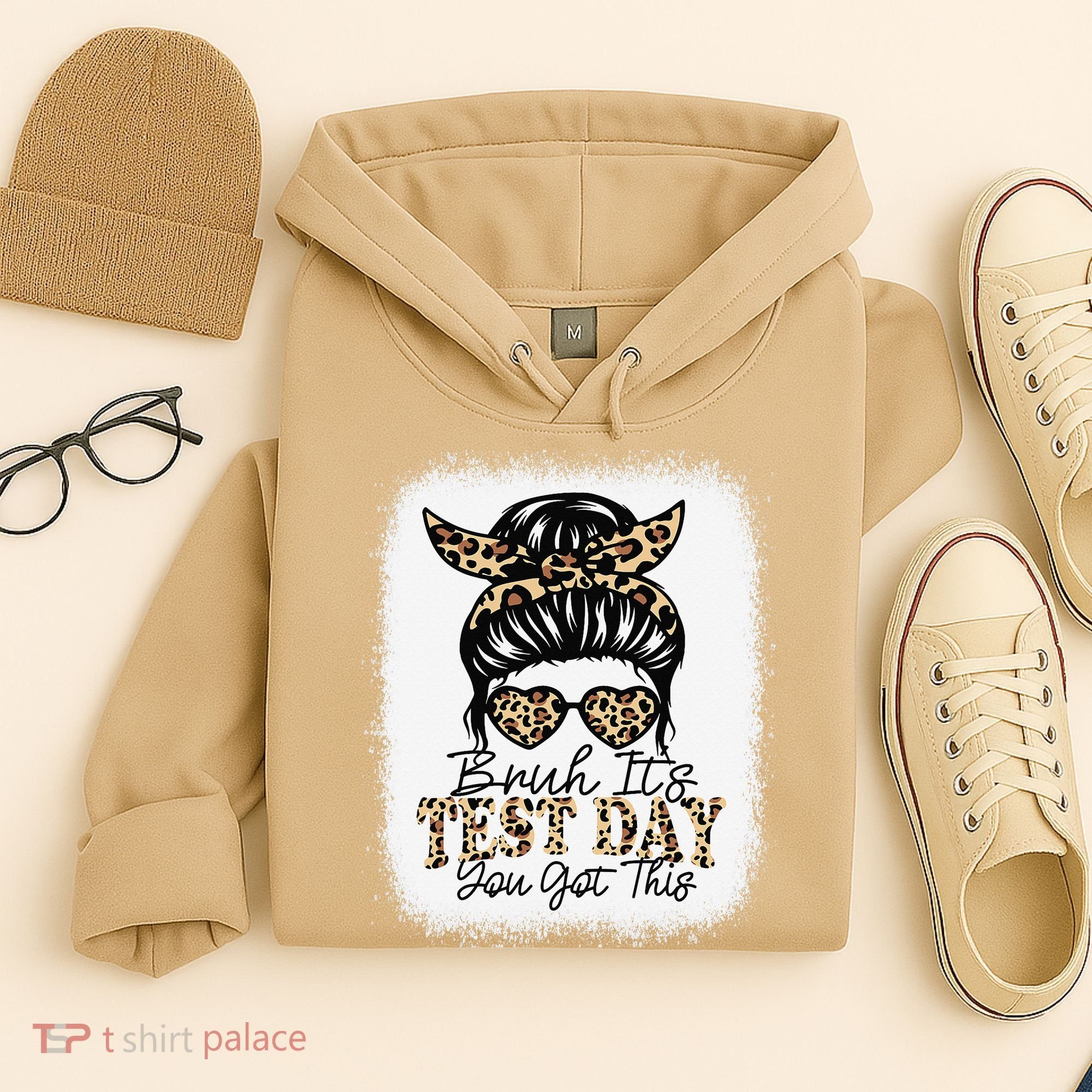 Bruh Its Test Day You Got This Testing Day Teacher Tie Dye Hoodie