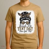Bruh Its Test Day You Got This Testing Day Teacher Tie Dye T-Shirt thumb 3