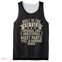 Built In The Fifties Original And Unrestored Retired Old Man Mesh Reversible Basketball Jersey Tank thumb 0