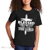 Blessed Is The Man Who Trusts The Lord Funny Christian Bible Kids T-Shirt thumb 2