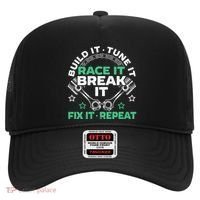 Build It Tune It Race It Break It Fix It Repeat Motorsport Hat thumb 0