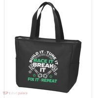 Build It Tune It Race It Break It Fix It Repeat Motorsport Tote Bag thumb 3