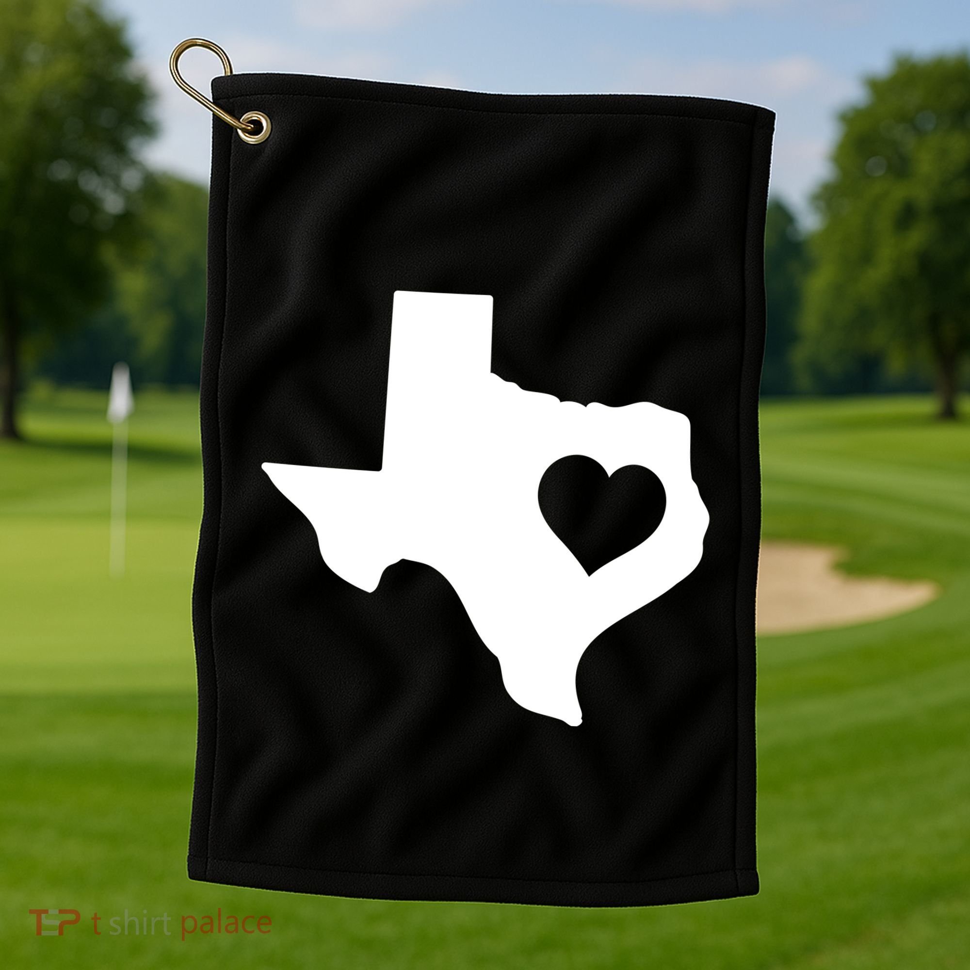 Born In Texas Home Golf Towel