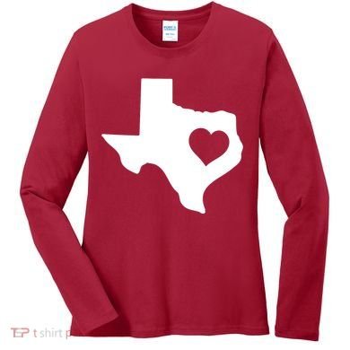 Born In Texas Home Women's Long Sleeve Shirt