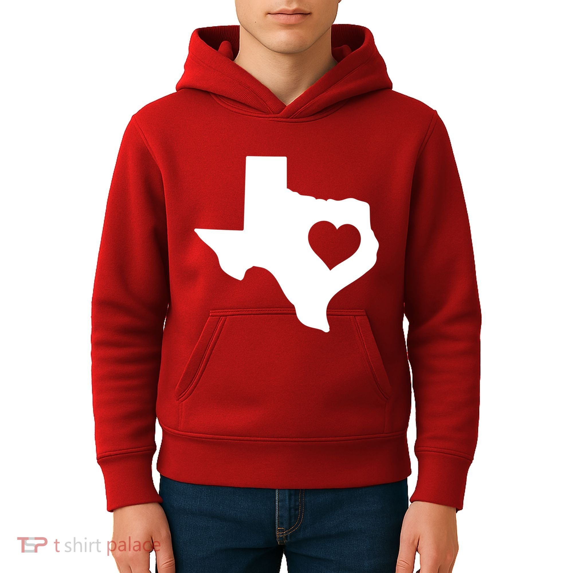 Born In Texas Home Kids Hoodie