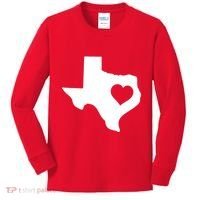Born In Texas Home Kids Long Sleeve Shirt thumb 0