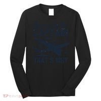 Because Im The Captain Thats Why Funny Pilot Gift Long Sleeve Shirt thumb 0