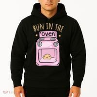 Bun In The Oven Baby Announcement Hoodie thumb 2