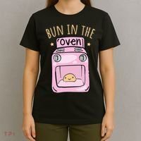 Bun In The Oven Baby Announcement T-Shirt thumb 4