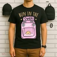 Bun In The Oven Baby Announcement T-Shirt thumb 6