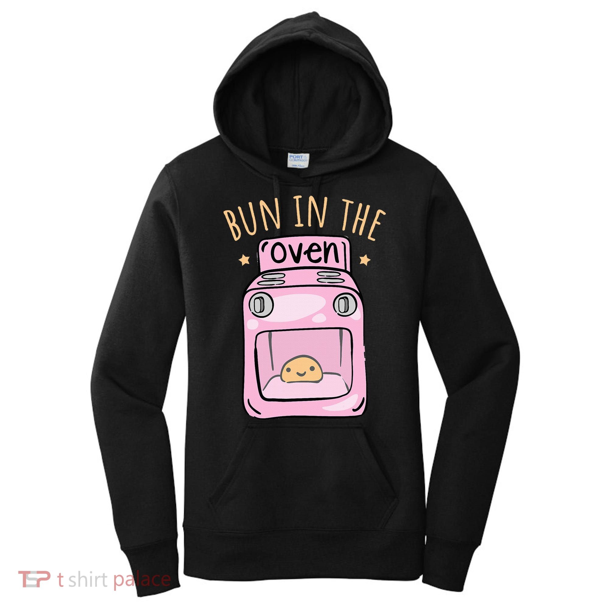 Bun In The Oven Baby Announcement Women's Hoodie