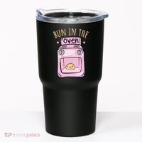 Bun In The Oven Baby Announcement Tumbler thumb 0