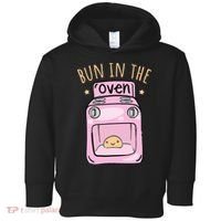 Bun In The Oven Baby Announcement Toddler Hoodie thumb 0