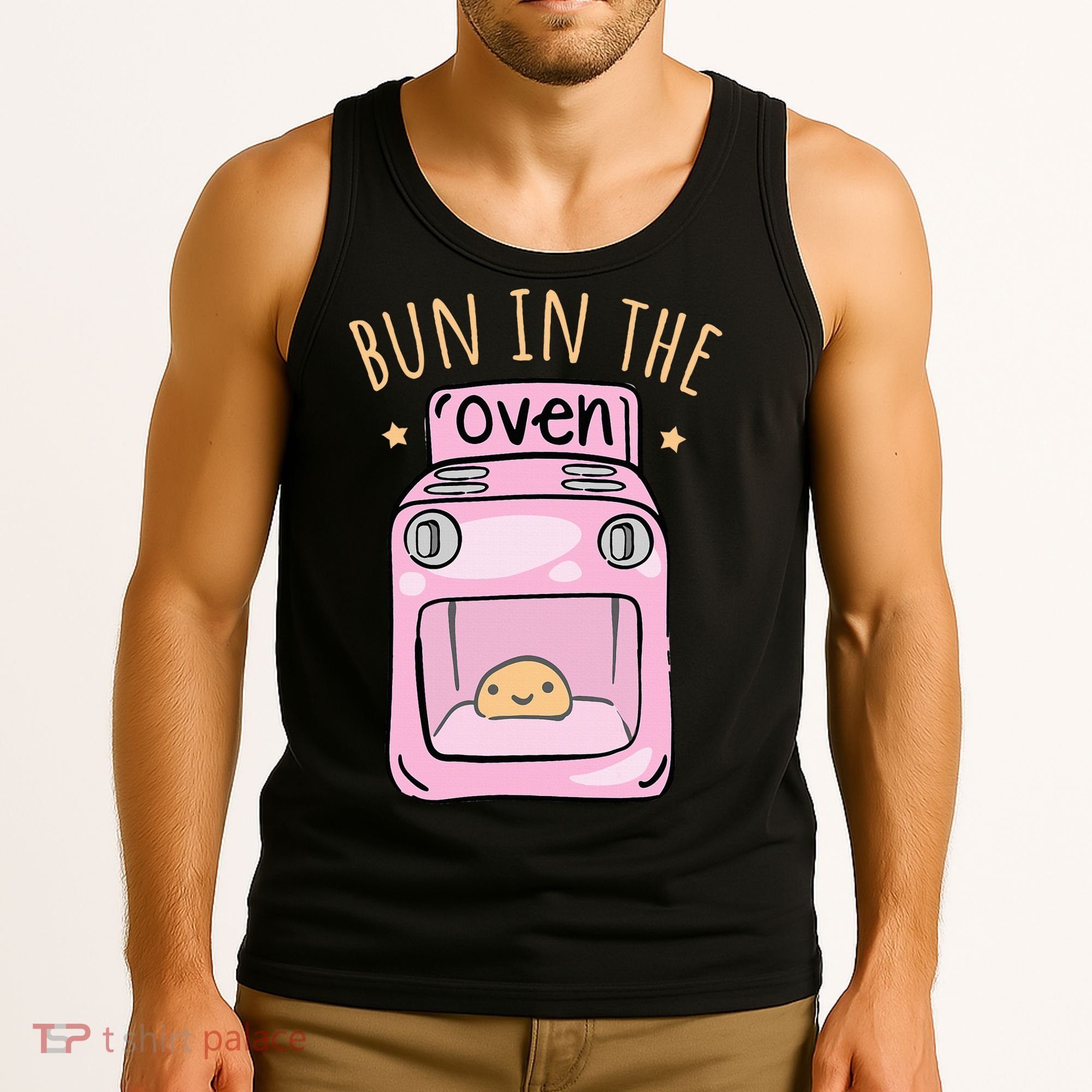 Bun In The Oven Baby Announcement Tank Top