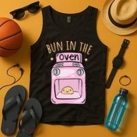 Bun In The Oven Baby Announcement Tank Top thumb 4