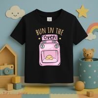 Bun In The Oven Baby Announcement Toddler T-Shirt thumb 3