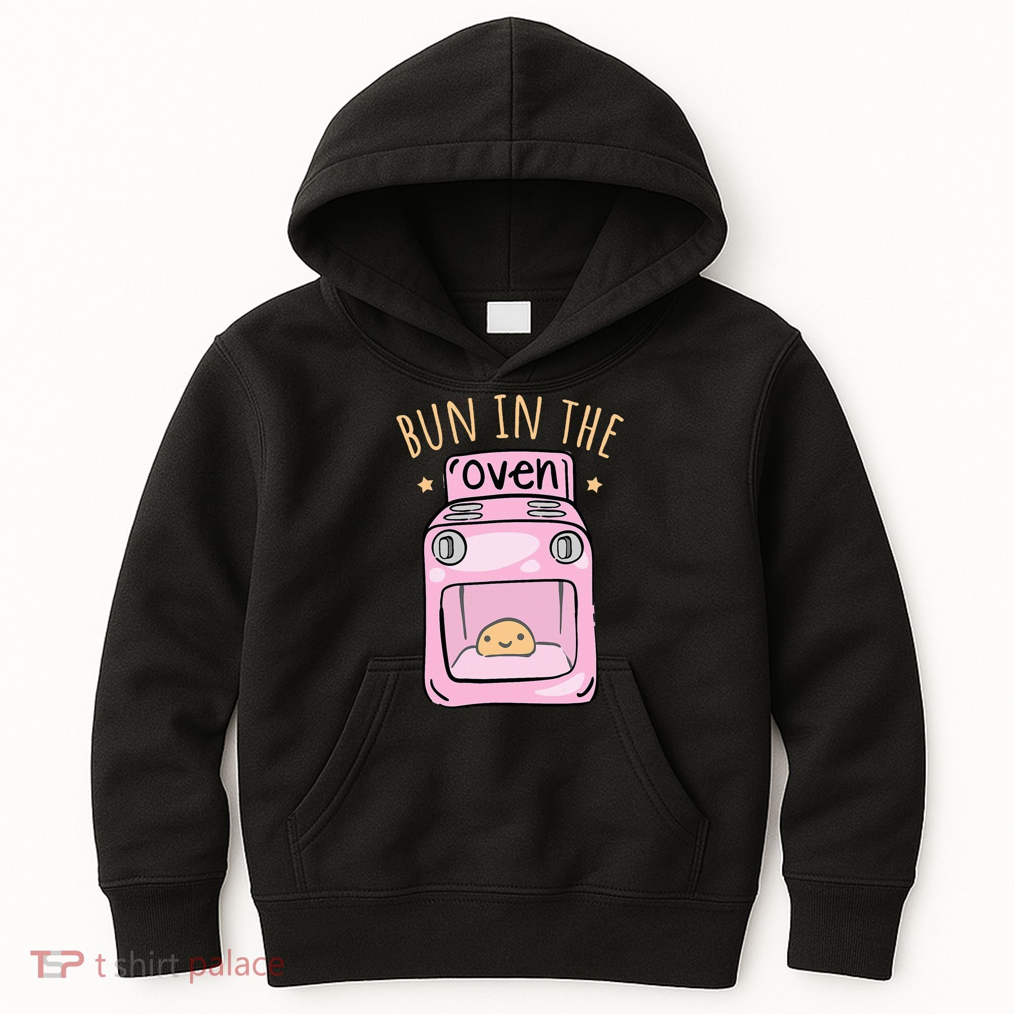 Bun In The Oven Baby Announcement Kids Hoodie