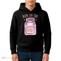 Bun In The Oven Baby Announcement Kids Hoodie thumb 4