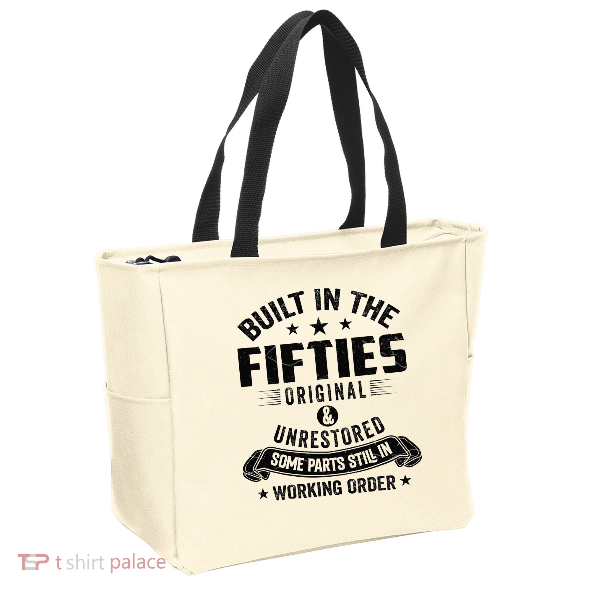 Built In The Fifties Built In The 50s Birthday Tote Bag