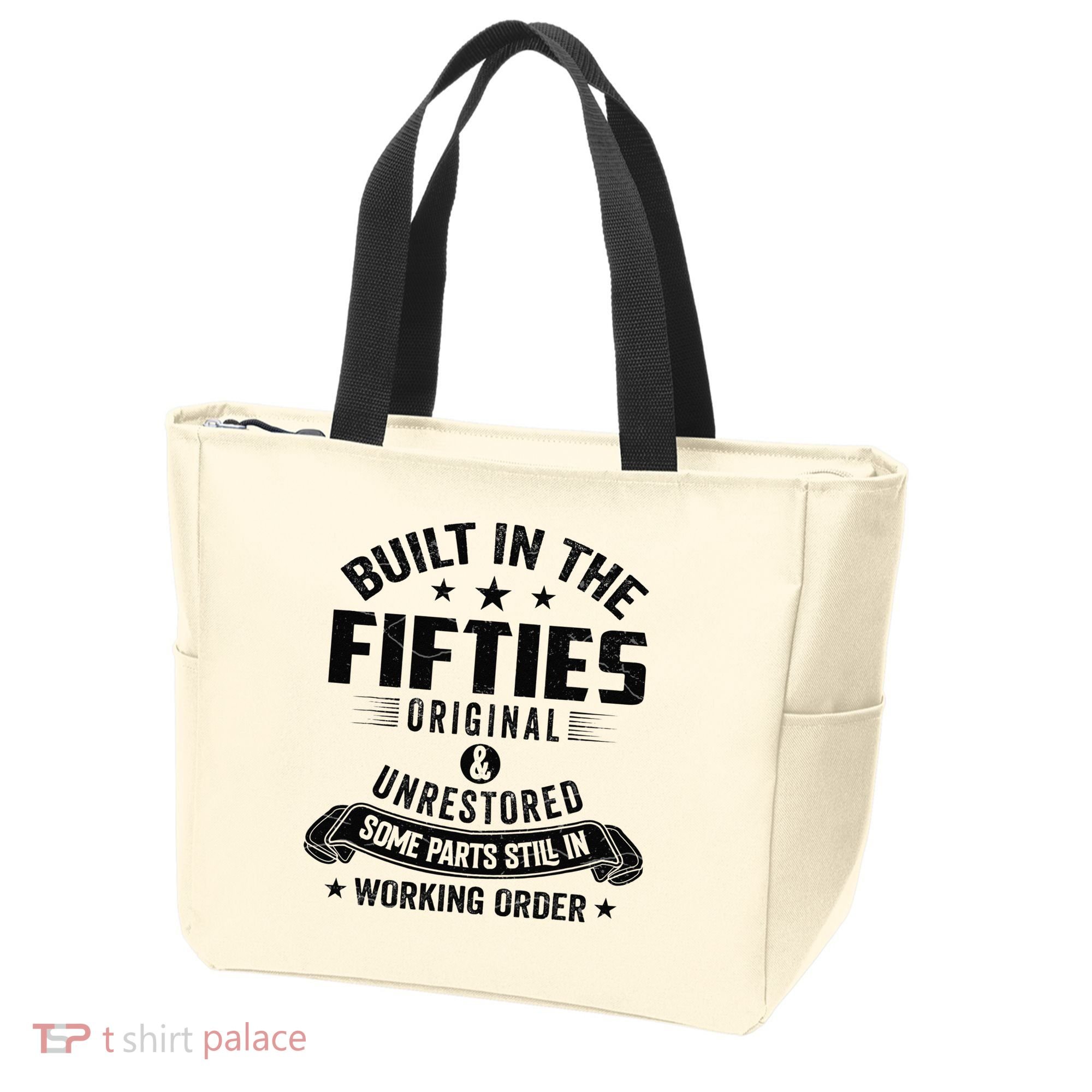 Built In The Fifties Built In The 50s Birthday Tote Bag