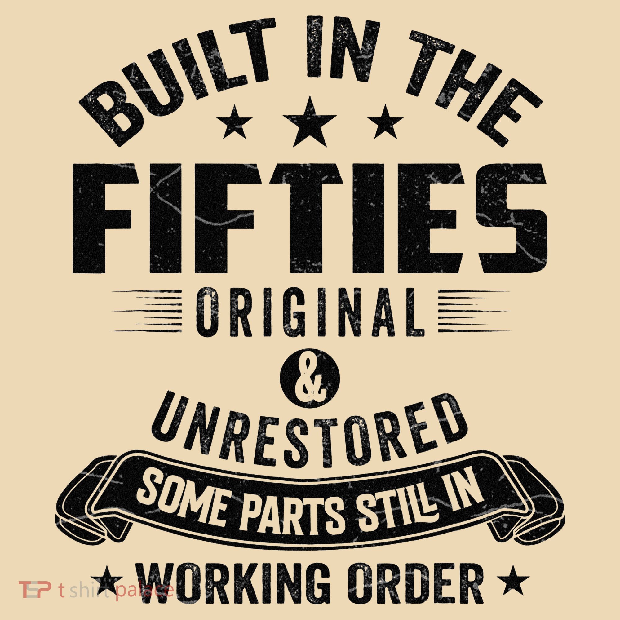 Built In The Fifties Built In The 50s Birthday Tote Bag
