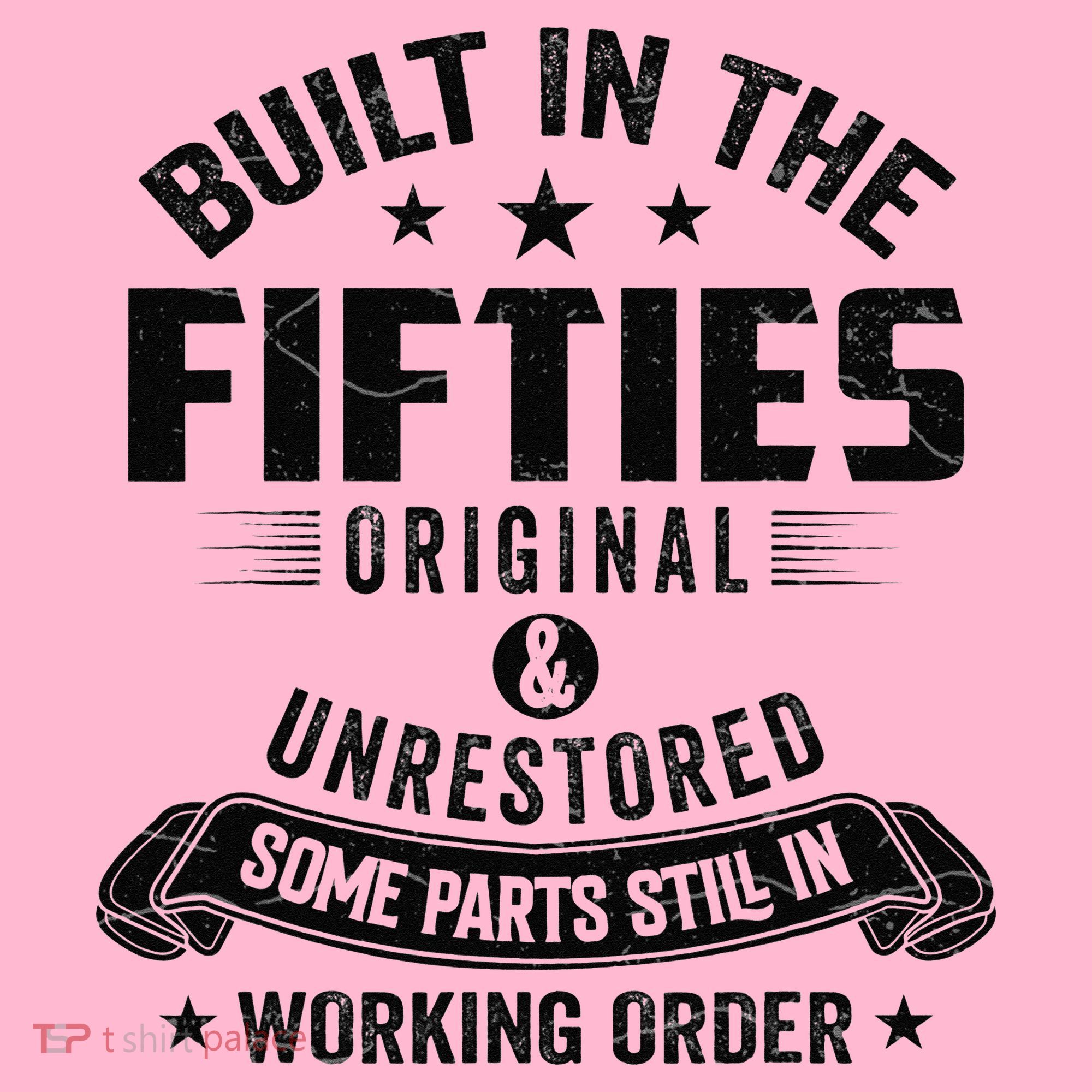 Built In The Fifties Built In The 50s Birthday Coaster