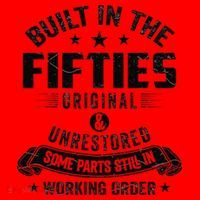 Built In The Fifties Built In The 50s Birthday Santa Hat thumb 1