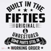 Built In The Fifties Built In The 50s Birthday Women's Hoodie thumb 2