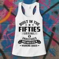 Built In The Fifties Built In The 50s Birthday Women's Tank Top thumb 3