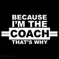 Because I'm The Coach That's Why Backpack thumb 2